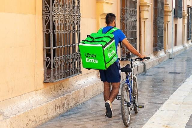 Uber eats bicicltea