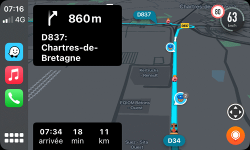 Waze una de las aplicaciones móviles para conductores